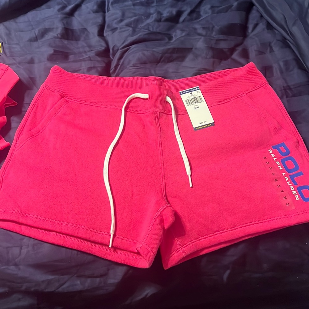 new polo sport set. shirt is a extra small and shorts are a medium.